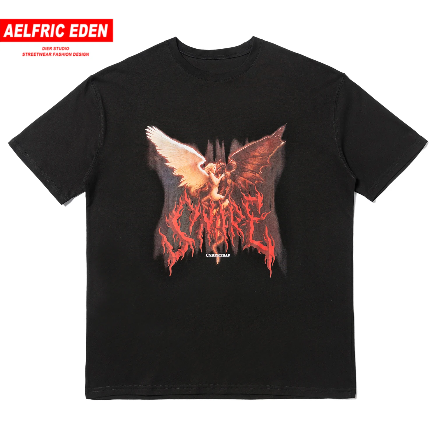 Темная Мужская футболка с принтом красавица чудовище летняя модная уличная 2020