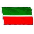 Флаг под заказ, полиэстер флаг Татарстана, государственный флаг России, 150x90 см, 100D, 3x5 футов