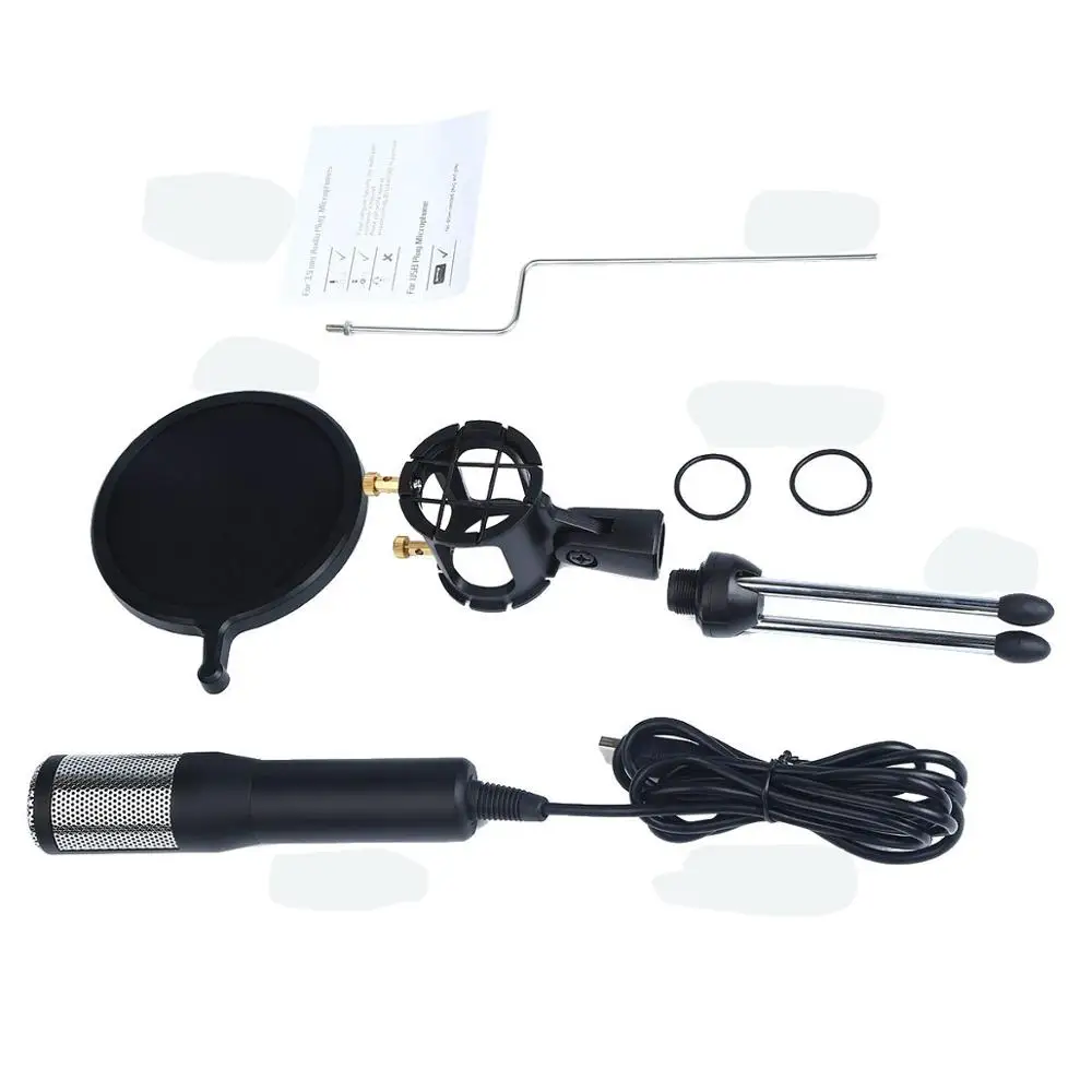 Обновленный профессиональный конденсаторный микрофон для компьютера с