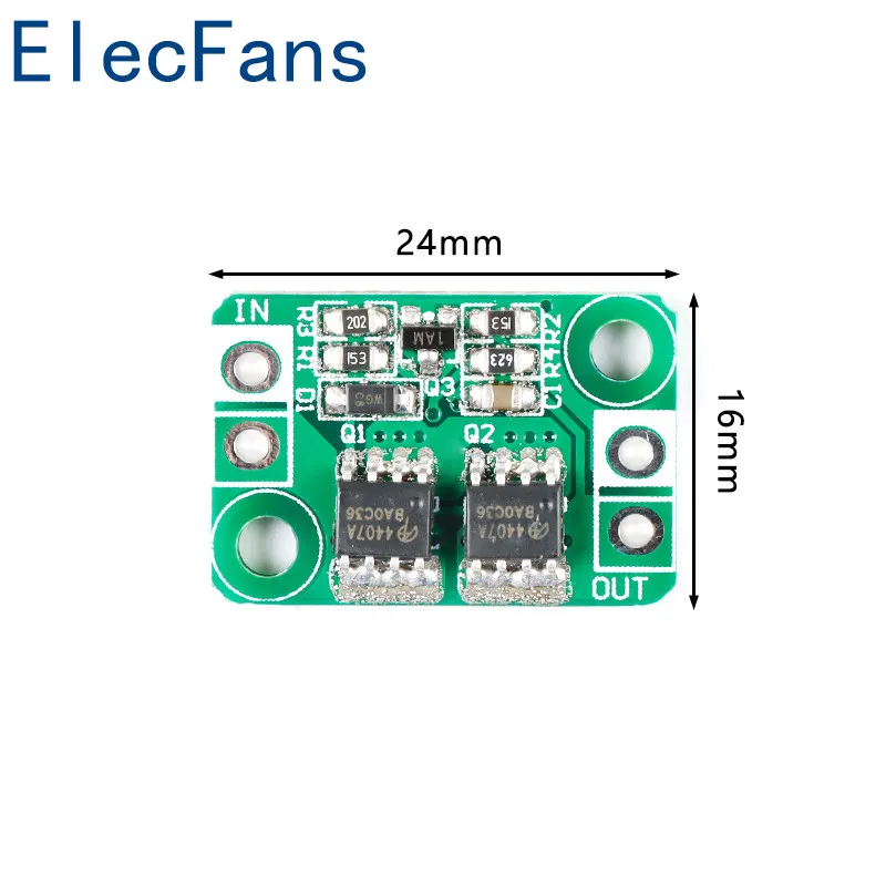 DC 3-30V Diode Module Battery Charger Anti Reverse Connection Power Protection Board 4A Common Ground | Электронные компоненты