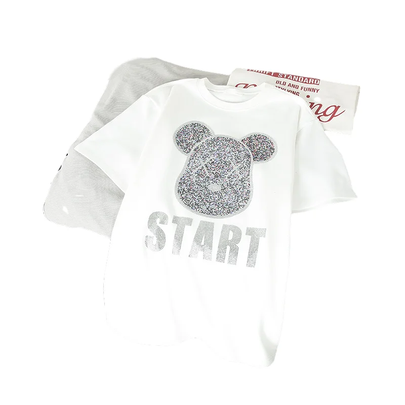 

HXJJP The New T-shirt for Women In Summer 2020 Is The Loose Korean Short-sleeved Western-style T-shirt