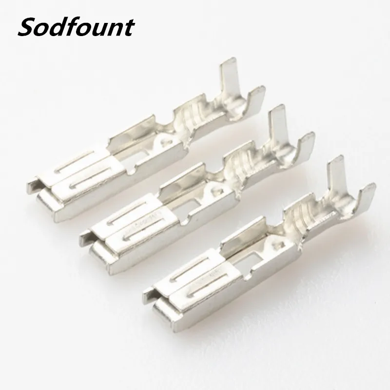 100 шт, H62, латунная Луженая, 3,0 мм, автомобильный разъем, Женский терминал, автомобильная клемма × B