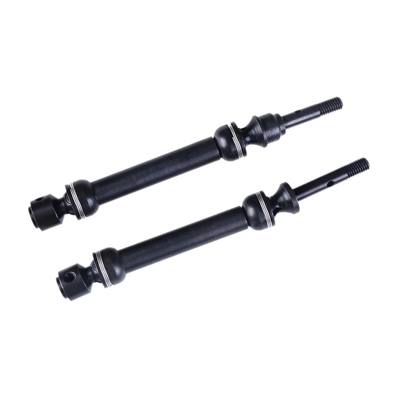 

2Pcs Metal Steel Drive Shaft for 1/10 Traxxas 4X4 Sla017 Sla018 & 1set Receiver Receiving Box for Huanqi 727 / Slash