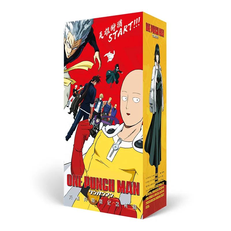 

Аниме счастливая сумка, длинная Подарочная коробка One Punch Man, коллекционная коробка, игрушка, включает открытку, бутылку, фоторамку, ролевые к...