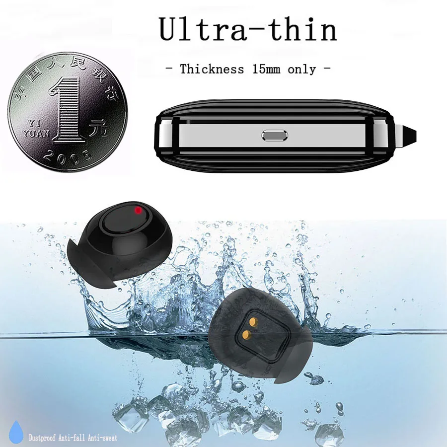 Мини бокс Bluetooth наушники стерео гарнитура беспроводная 5 0 для игр