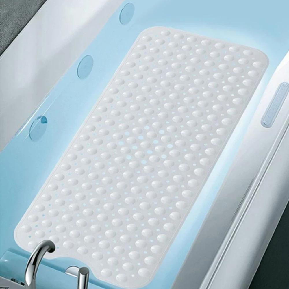 Нескользящий коврик для ванной из ПВХ 40x100 коврики ванны очень длинный моющийся