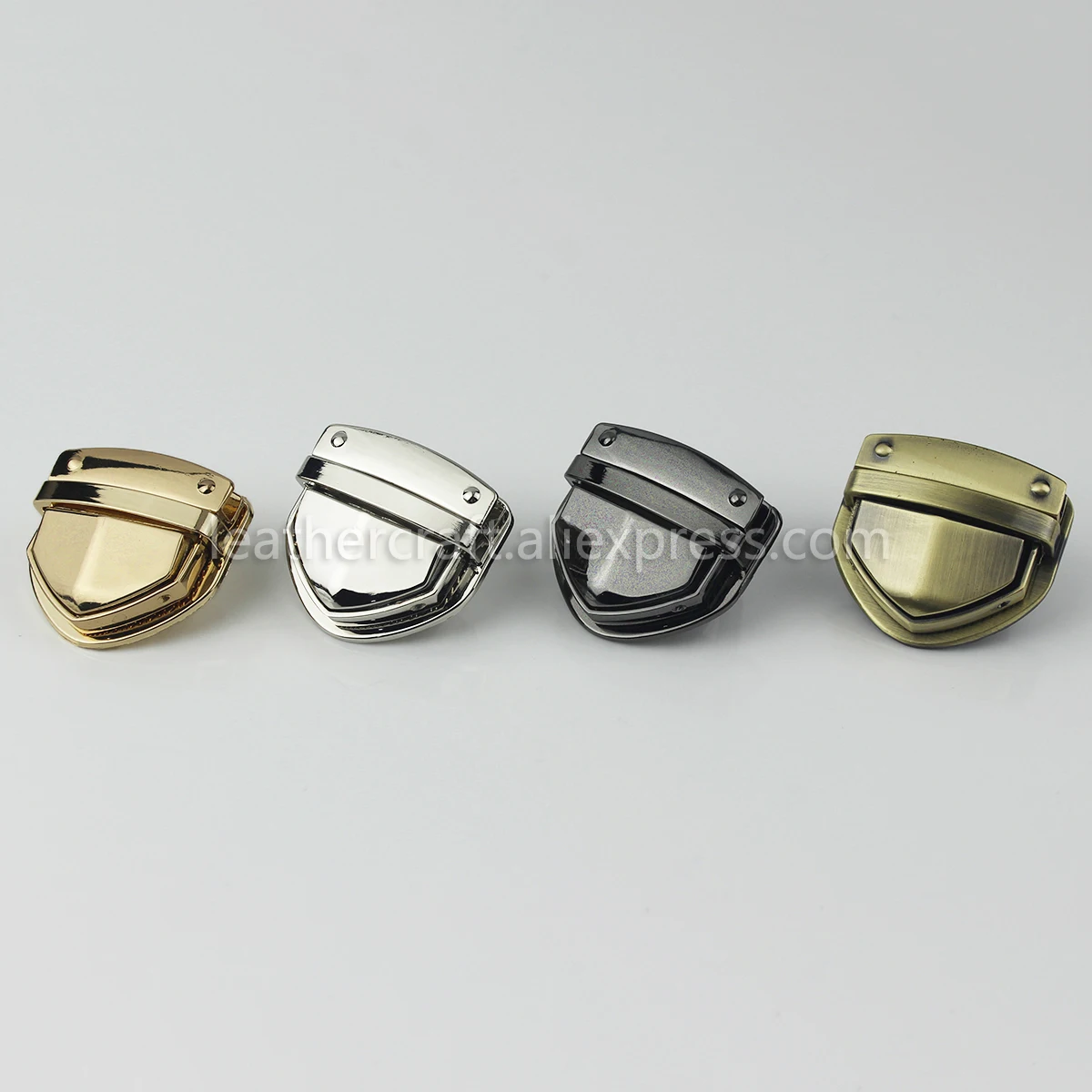 1x металлическая сверхпрочная застежка с нажимным замком замок для языка кожаное