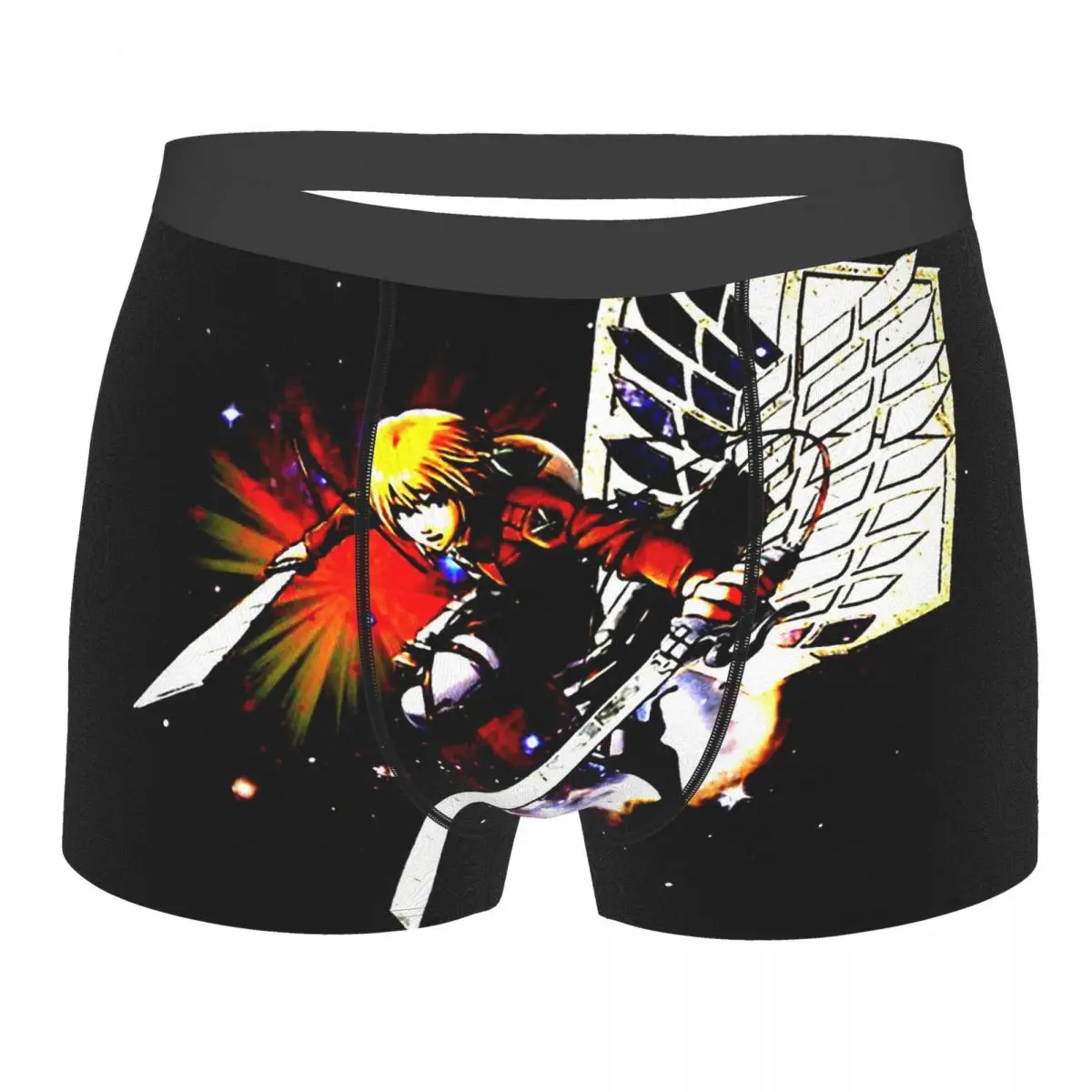 

Armin Attack On Titan Eren Mikasa Levi Anime Underpants Cotton Panties Male Underwear Sexy Shorts Boxer Briefs
