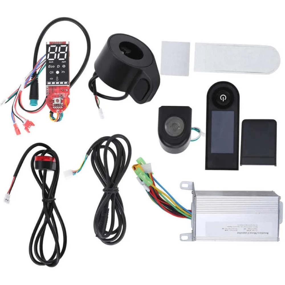 

Scooter Controller Kit Brushless Motor 36V 350W Digital Display Controller Dashboard Throttle Tailight For Xiaomi M365
