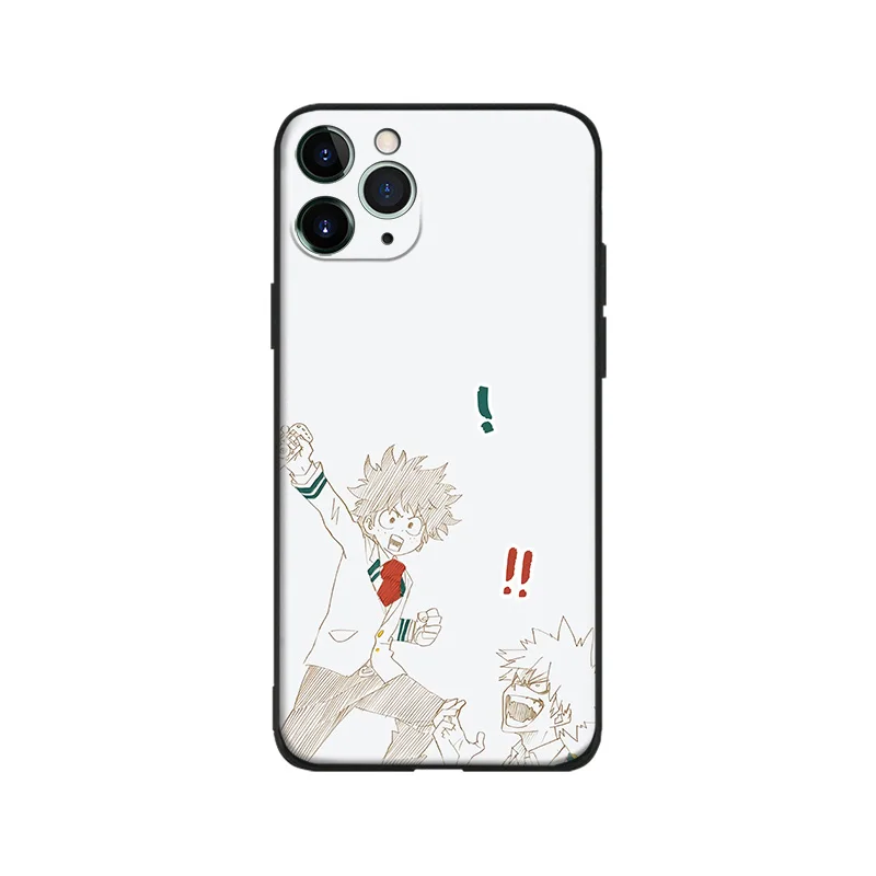 izuku bakugo bnha anime soft silicone tpu phone case cover shell for iphone se 6 6s 7 8 plus x xr xs 11 12 mini pro max free global shipping