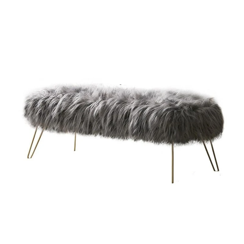 

Bed end stool bedroom light luxury bed couch bar cloakroom Nordic shoe ins net red anchor sofa