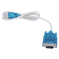 ch340 usb to rs232 serial port 9 pin db9 serial cable com port adapter converter drop shipping