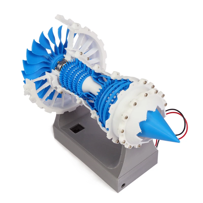 Turbofan Engine Model Airplane model Aircraft Electric 3D printing Passenger Aviation DIY Kit |