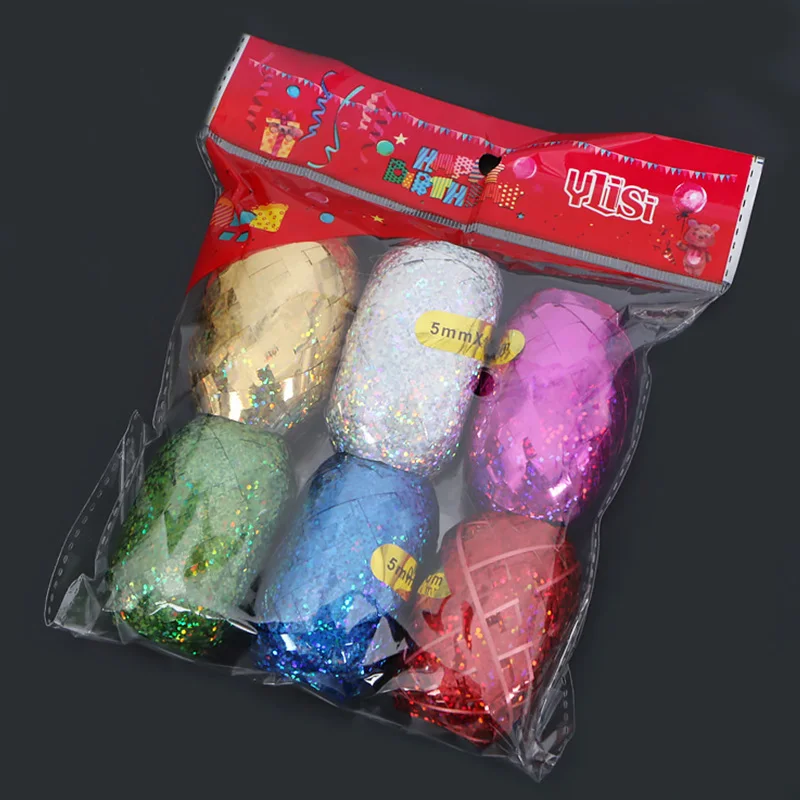 

6pcs/Pack Balloon Ribbon Rope for Latex Helium Balloons Birthday Ballon Home Wedding Balloon Wrapping Decoration Accessories