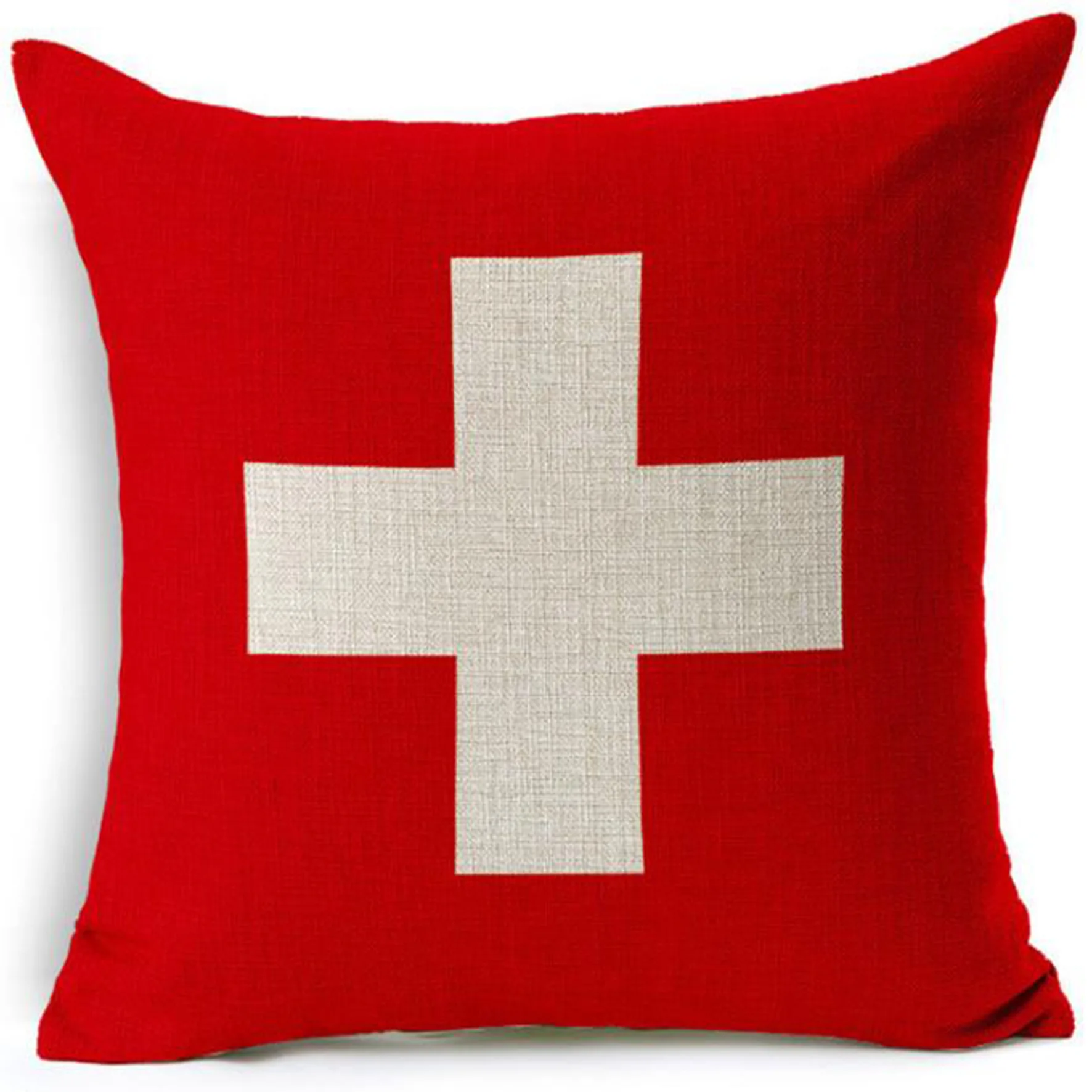 Всемирный флаг автомобилей льняная Подушка диванная для офиса подушка