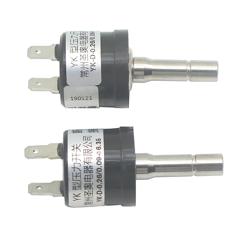 2pcs 0.06 - 0.12MPa 24V Y Type 1/4&quotAir Pressure Switch Valve Automatic Air Compressor Control for Universal | Обустройство дома
