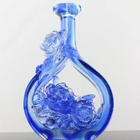 fengming design 16085250mm cheap colorful glass art vases for business gift
