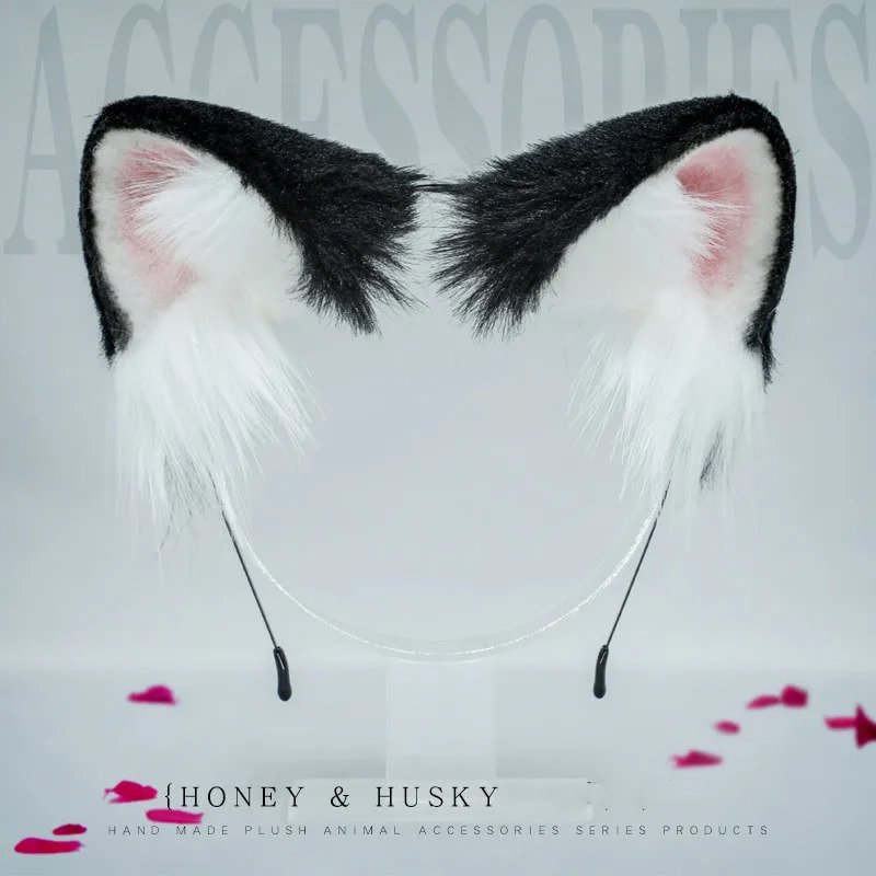 Головные уборы в стиле &quotЛолита&quot с пушистыми собаками и кошачьими ушками