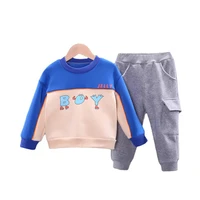 new spring kids girls trendy clothes autumn children boys t shirt pants 2pcssets toddler casual clothing baby cotton tracksuits