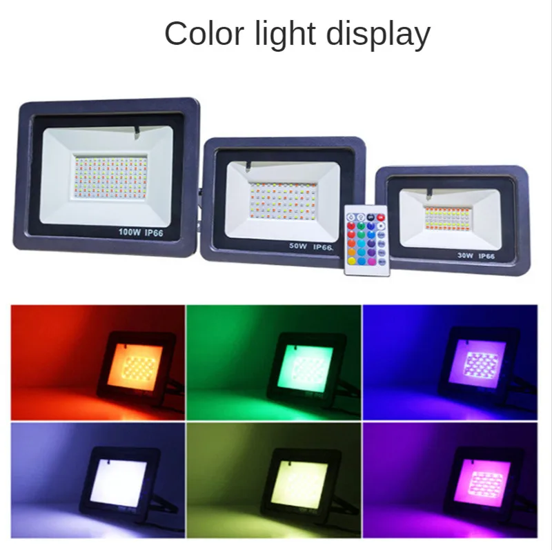 Светодиодный уличный водонепроницаемый RGB прожектор освещение для сада парка