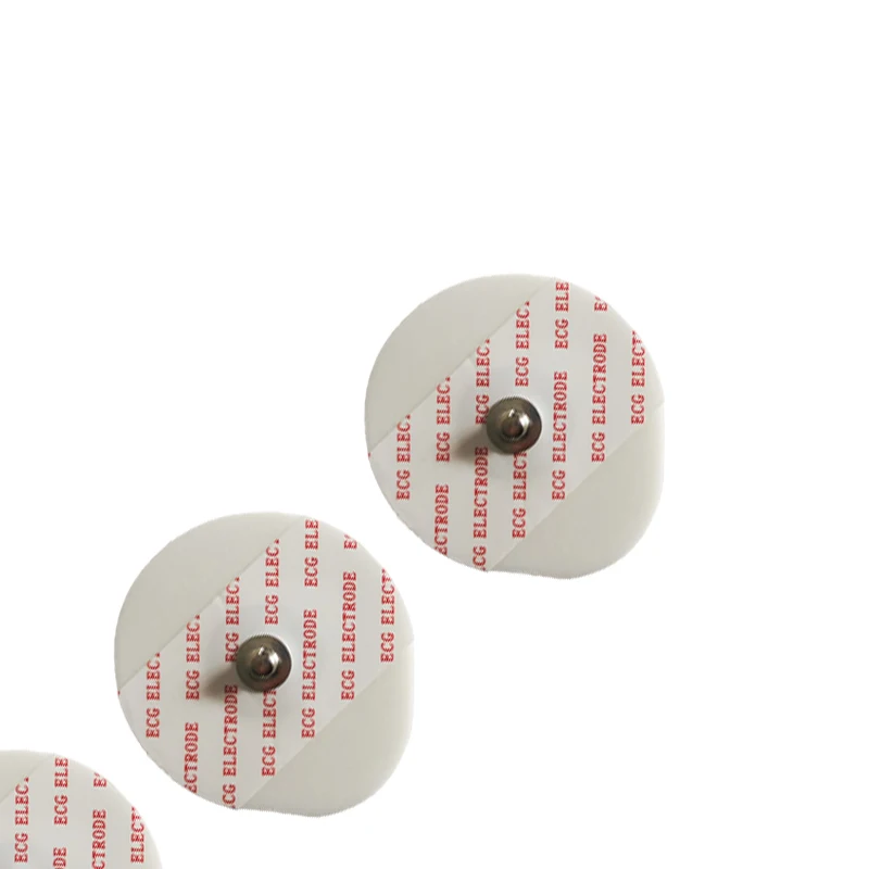 50 Pieces Disposable ECG Electrodes Medical Electrode Patch EKG Accessories  Non-woven ECG Electrode Pads