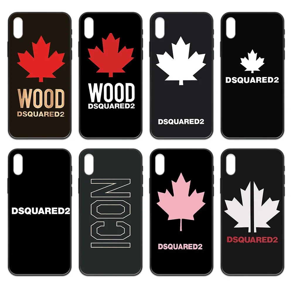 Италия роскошный бренд Листья ТПУ 3D чехол Etui черный для телефона iphone 4 4s 5 5S SE 5C 6 6S 7