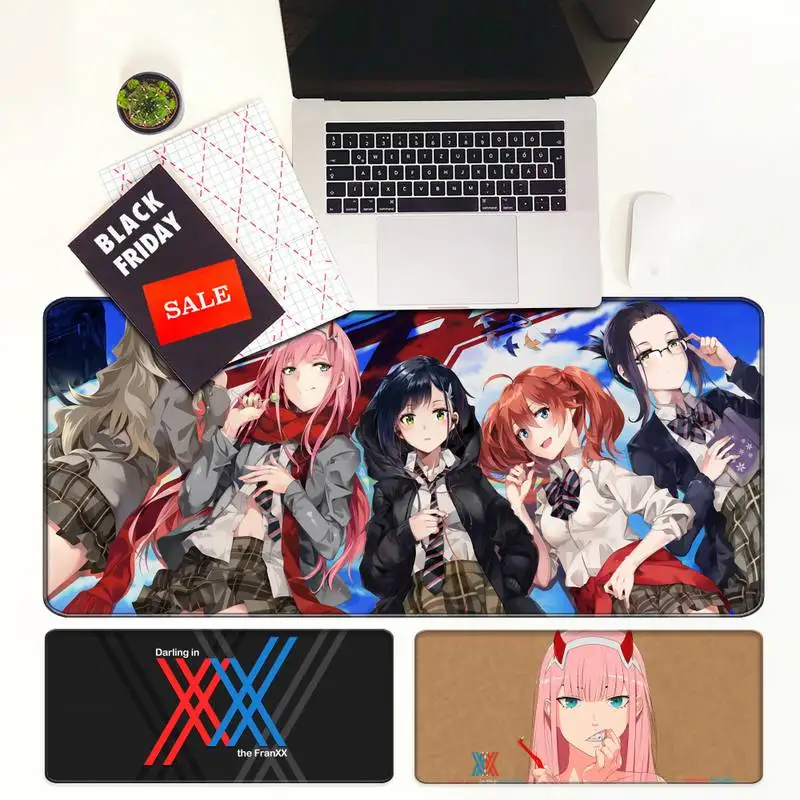 

Большой коврик для мыши XL с изображением сексуальной девушки аниме дорогой в Franxx, компьютерные аксессуары, большая клавиатура, ноутбук, ско...