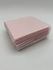 5, 10, 50 шт в наборе, 8X8CM, голубойрозовыйзеленыйсеребристый для полировки, очистки протрите тканью ювелирных изделий из полиуретана с открытыми порами сумки индивидуальная упаковка, ткань, имитирующая замшу, Материал