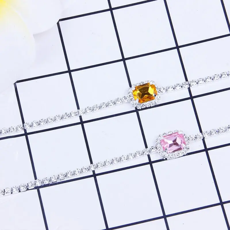 Новый дизайн роскошное Кристальное простое колье ошейник ожерелье для женщин