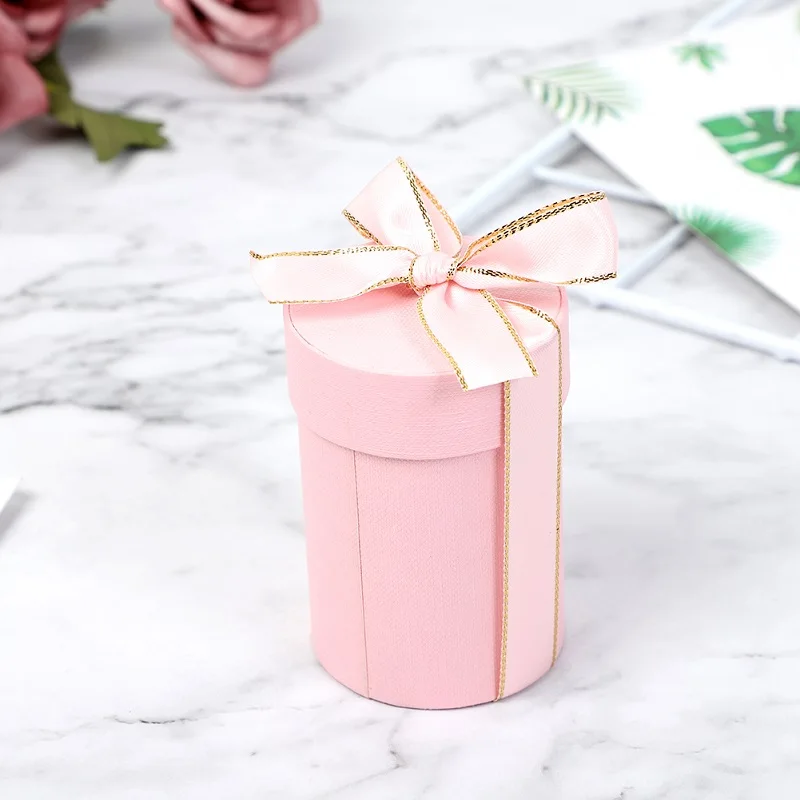 Новый цилиндр шоколадная коробка конфет Свадебные сувениры и подарочные коробки