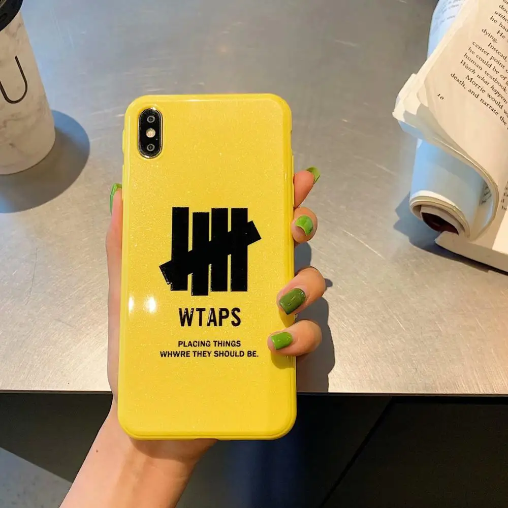 Японский уличный крутой мужской силиконовый чехол с оригинальным логотипом для