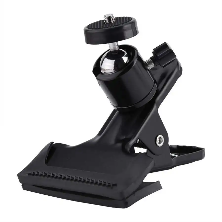 

Camera Clip Photography Metal Clip Clamp Holder Mount with Standard Ball Head 1/4 Screw 1/4 Camera Mount Clamp gimbal head