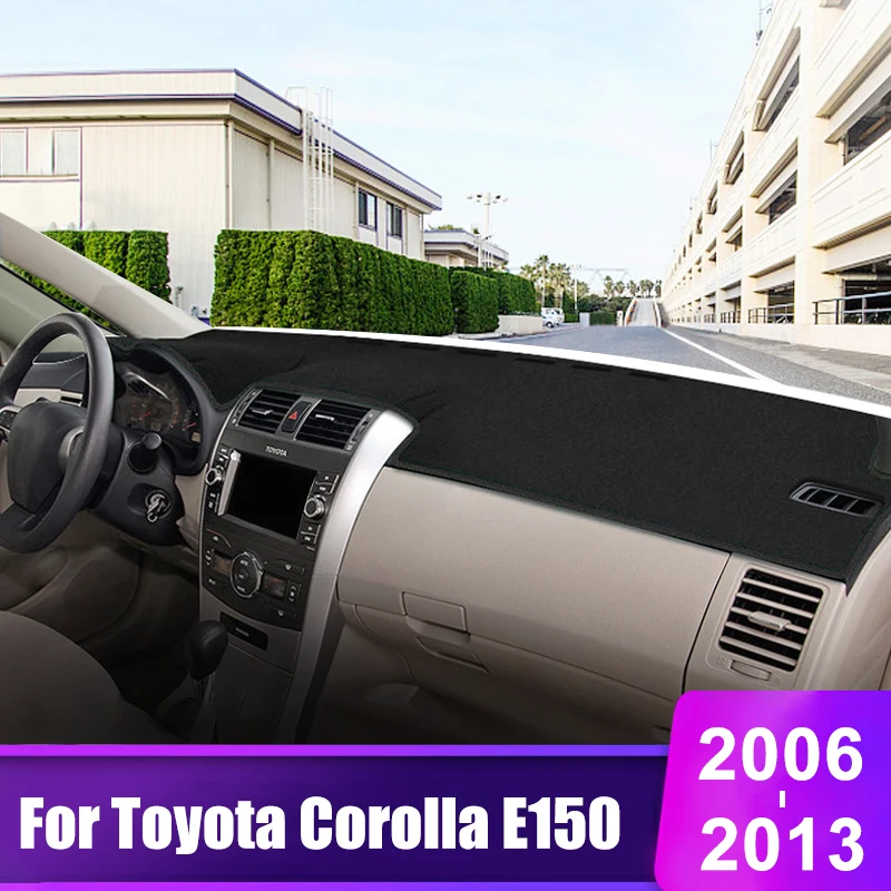 Чехол для приборной панели автомобиля Toyota Corolla E180 E150 2006 - 2018 2007 2008 2009 2010 2012 2014 |