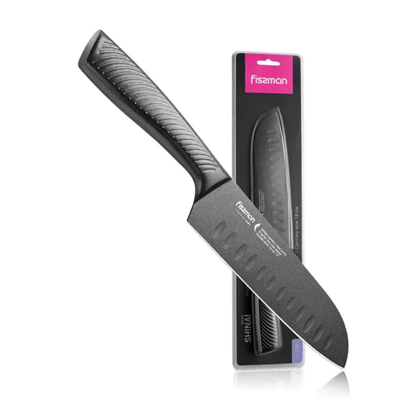 Ножи Santoku SHINAI серии 7 дюймов высокоуглеродистая Нержавеющая сталь 3cr14 с