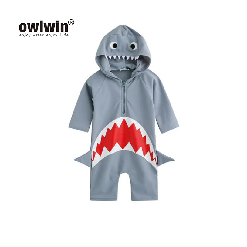 

Children Swimsuit Baby Boy Swimwear Animal Sharks Swimsuit Infant Baby Bathing Suit Swimming Pool Clothing Uv Protection Suit