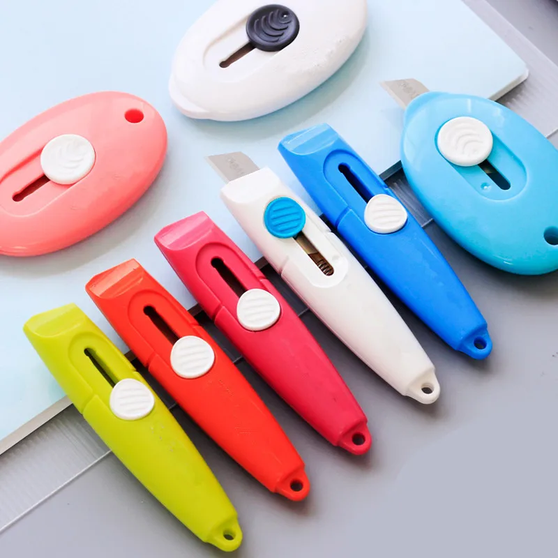 1 комплект милый мини портативный нож для резки бумаги лезвие канцелярские
