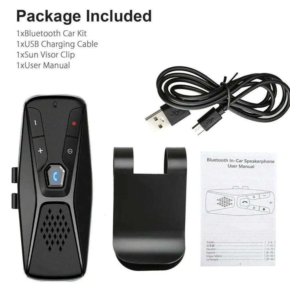 Автомобильный комплект громкой связи Bluetooth беспроводной динамик автомобильный