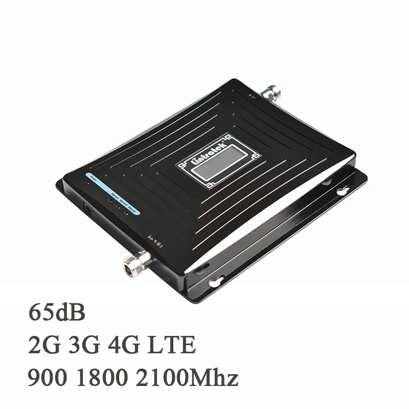 Lintratek трехполосный повторитель 850 МГц CDMA 1800 2100 2G 3G 4G GSM UMTS LTE усилитель мобильного