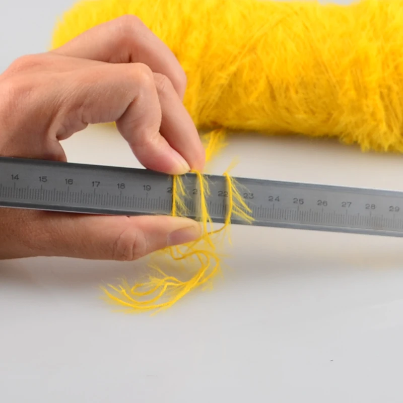 1 шт. = 100 г Двусторонняя длинная норковая кашемировая пряжа для ручной вязки