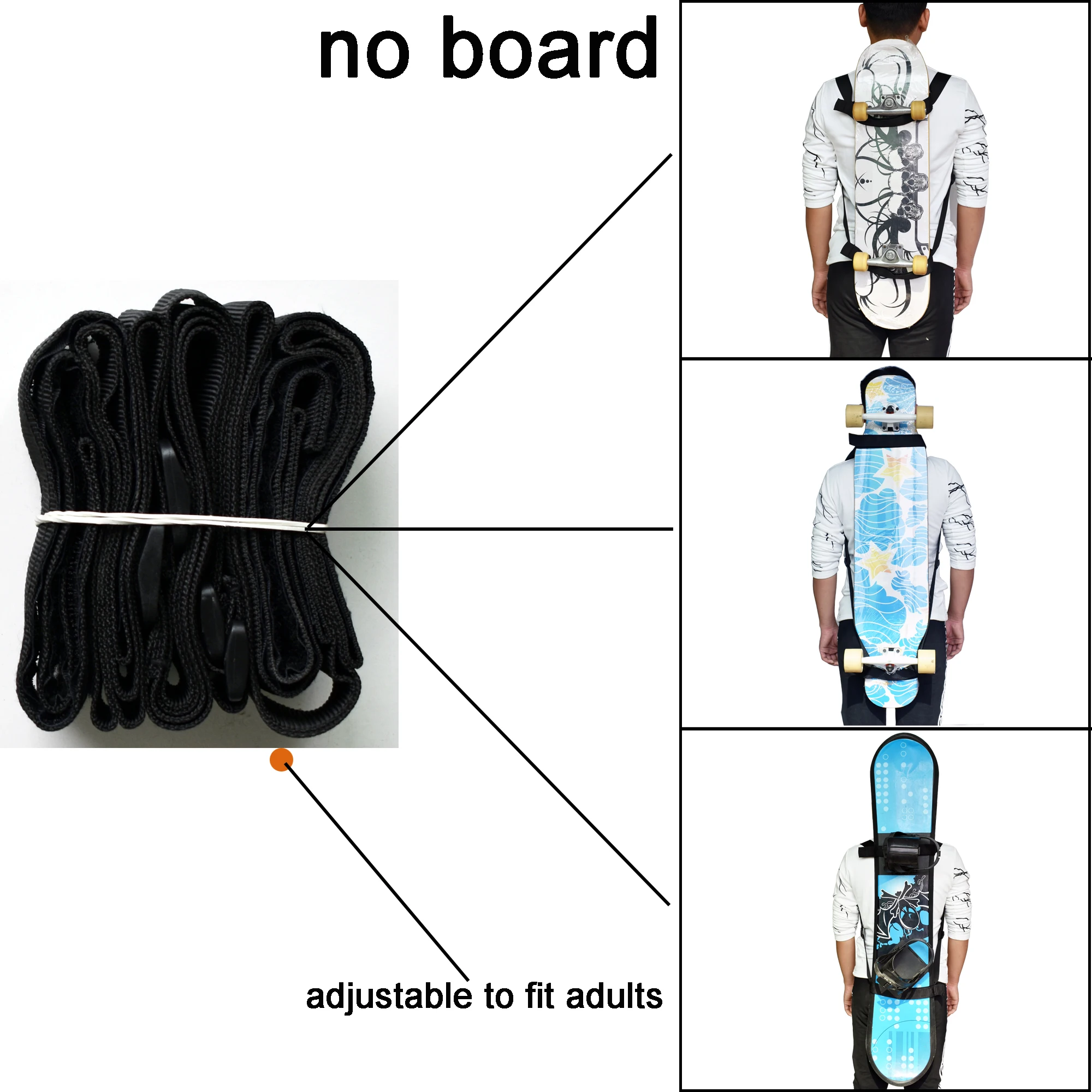 Рюкзак для сноуборда с плечевым ремнем ношения на сноуборде без платы новый