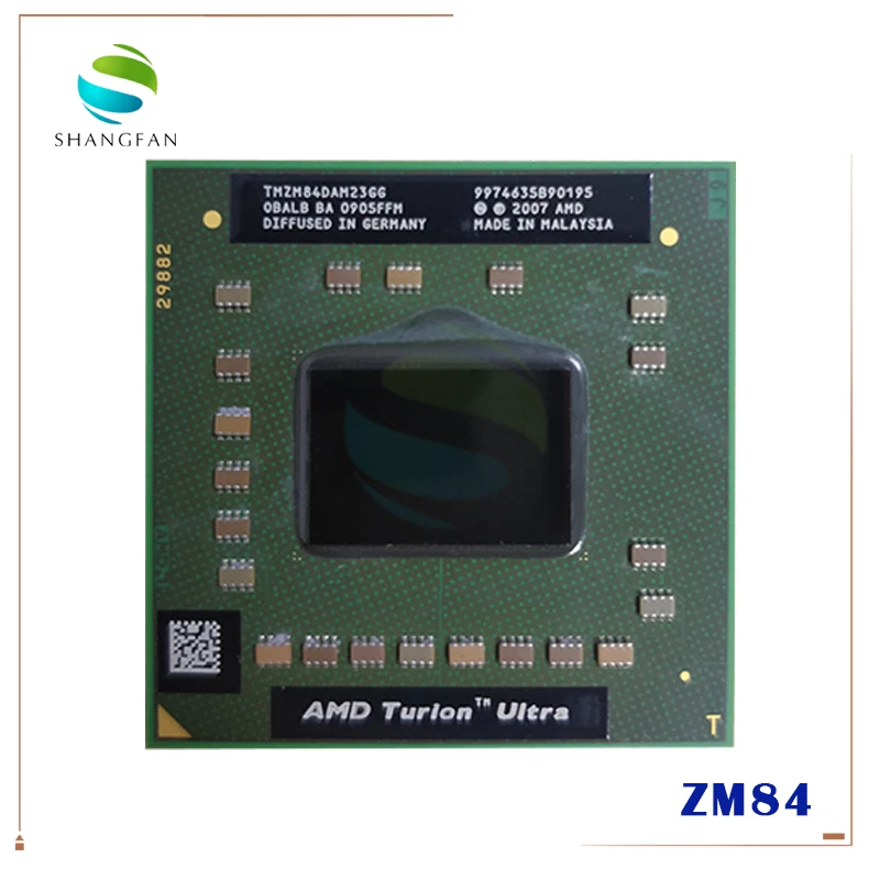 AMD ноутбука оригинальный Процессор TMZM84DAM23GG ZM84 2 3 ГГц/2 м PGA638 ZM 84 процессор PGA 638