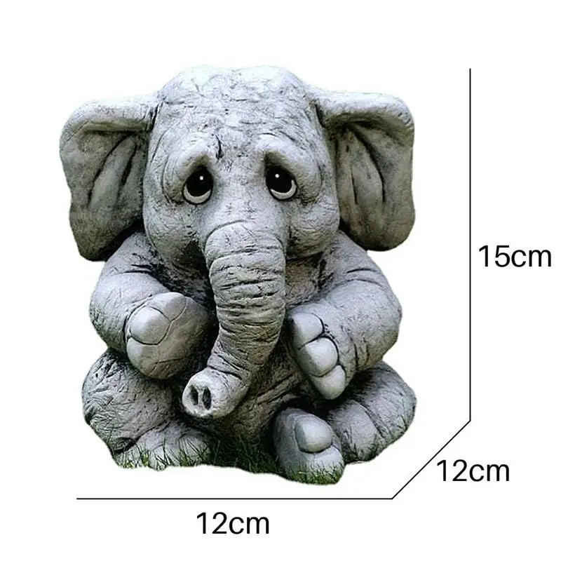 Статуя слона Счастливый Слон коллекционные фигурки подвесная статуя полимерная