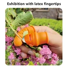 Силиконовый нож с большим пальцем, сельскохозяйственная Защитная кусачки для ногтей для сада, для быстрого сбора урожая растений, фруктов, овощей, сепаратор