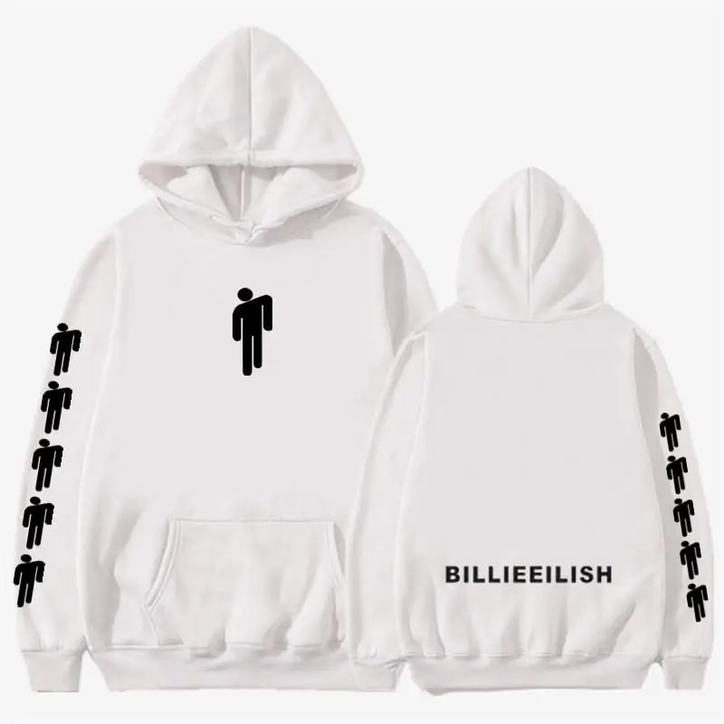 Новинка 2019 года: худи Billie Eilish с модным принтом толстовки для женщин/мужчин