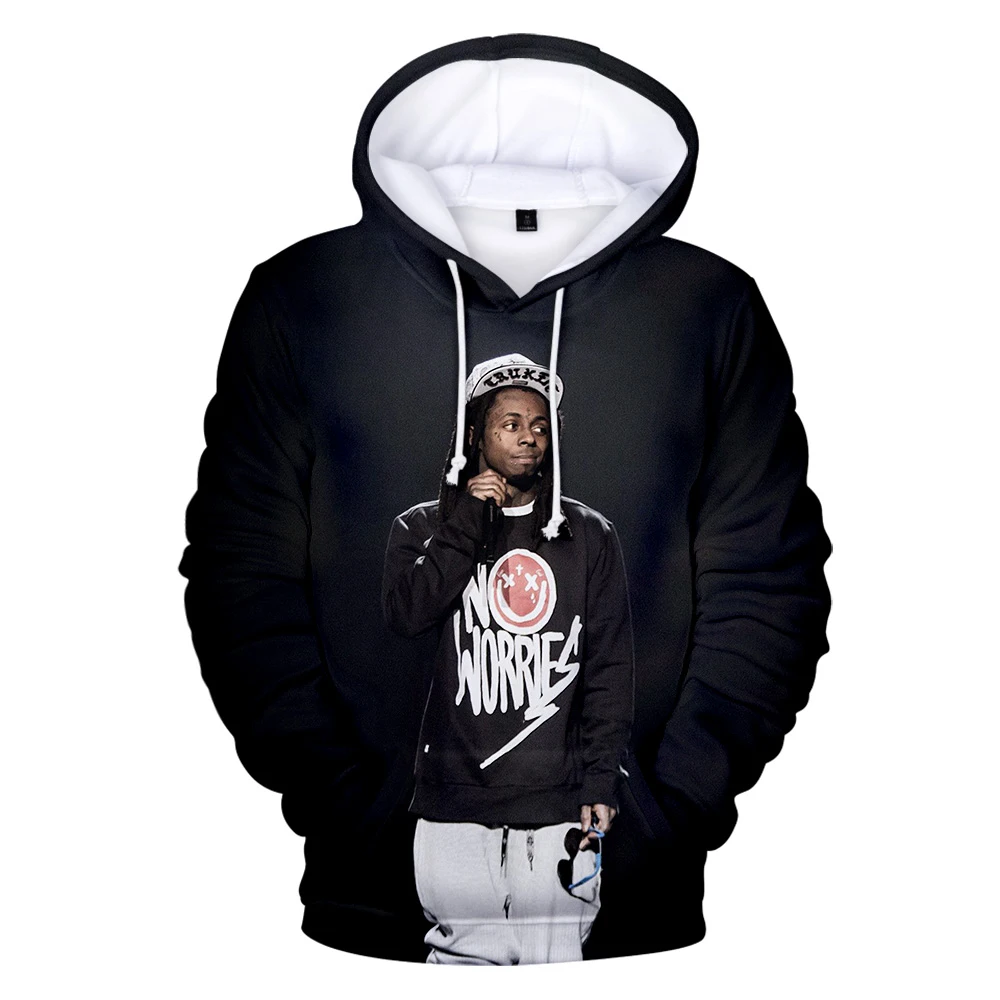 

Горячая Распродажа 3D печатных Lil Wayne толстовка в стиле «хип-хоп» Дуэйн Майкл Картер Jr 3D мультфильм Weeay пуловер с капюшоном