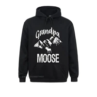 design grandpa moose oversized hoodie grandfather moose woodland animal tee male sweatshirts classic long sleeve hoodies hoods