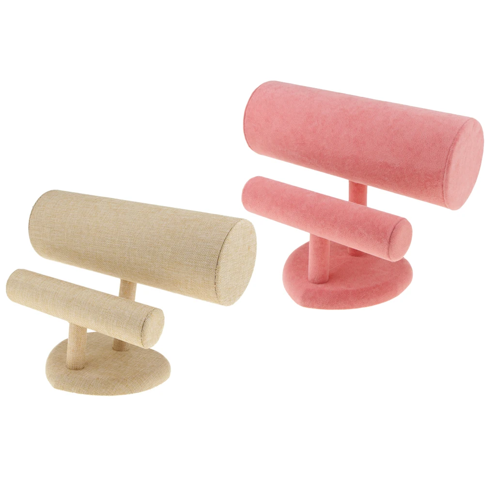 Бархатный T Bar держатель для повязки на голову Розничная торговля магазин