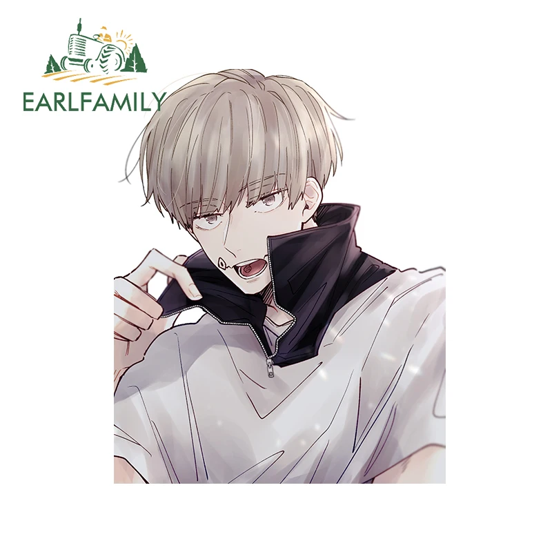 

EARLFAMILY 13 см x 10,4 см для ноутбука юютютсу кайзен аниме автомобильные наклейки индивидуальные корпус автомобиля Водонепроницаемая Наклейка Декор