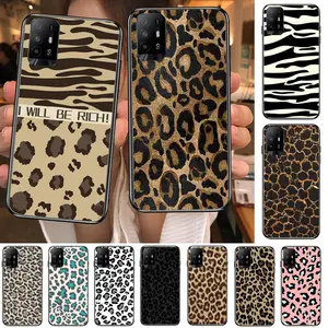 cool leopard printfor realme c3 case soft silicon back cover oppo realme c3 rmx2020 coque capa funda find x3 pro c21 8 pro a91 free global shipping