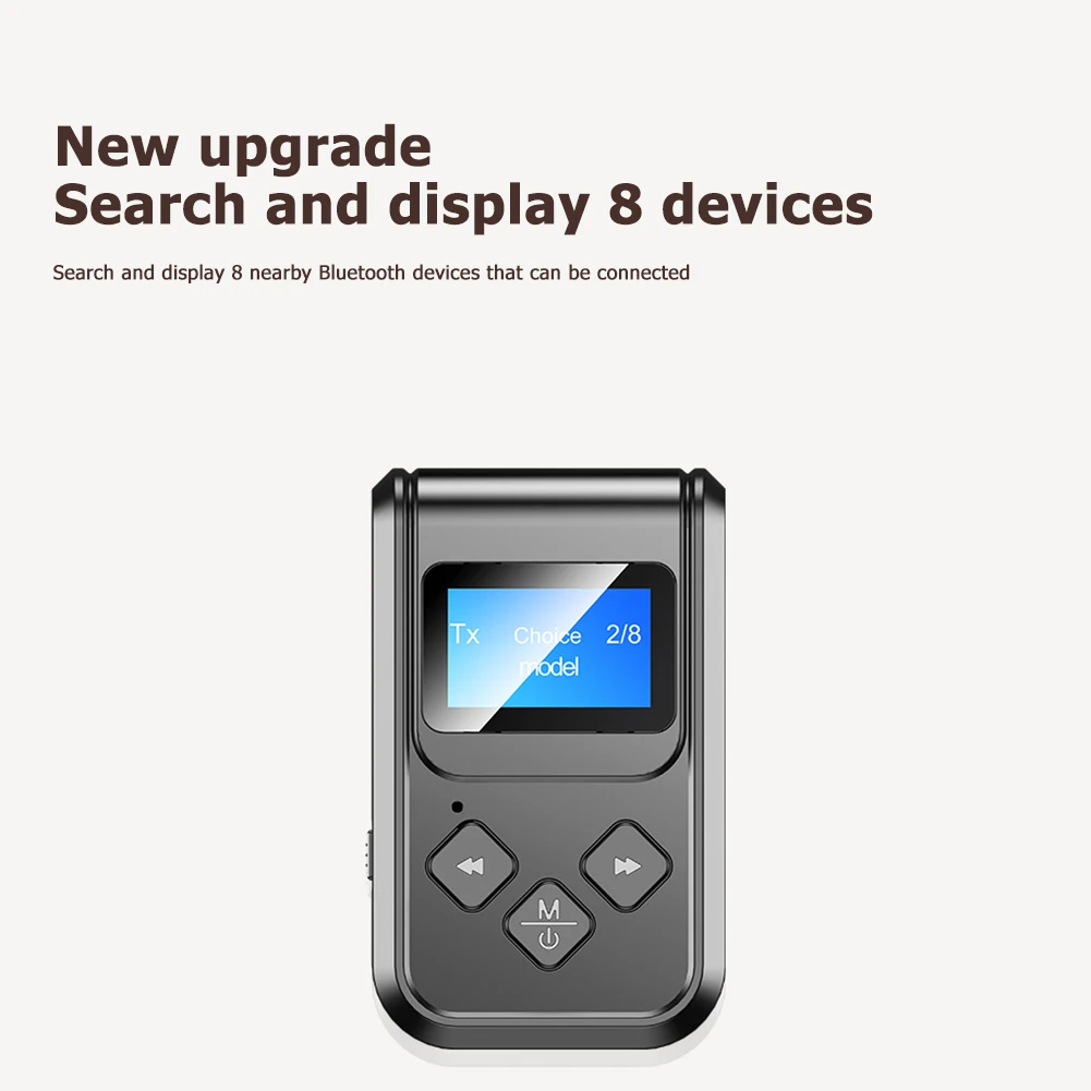 

2 in 1 Bluetooth 5.0 Adapter for TV PC Car Wireless Audio Transmitter Receiver Dongle Music Wireless Adapter